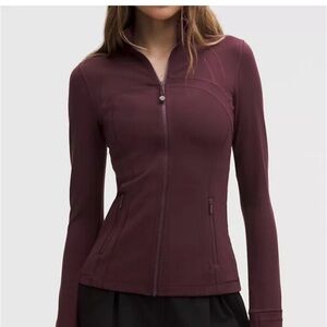 Lululemon define jacket nulu in goodnight plum